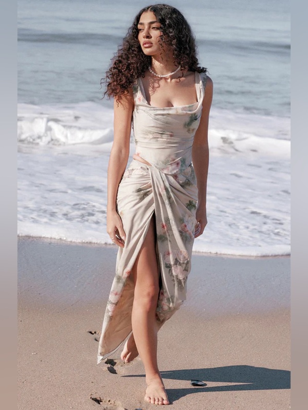House of CB Vesper Vintage Floral Maxi Skirt - Picture 7 of 7
